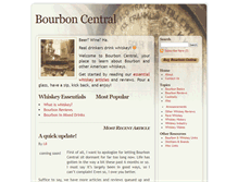 Tablet Screenshot of bourbon-central.com